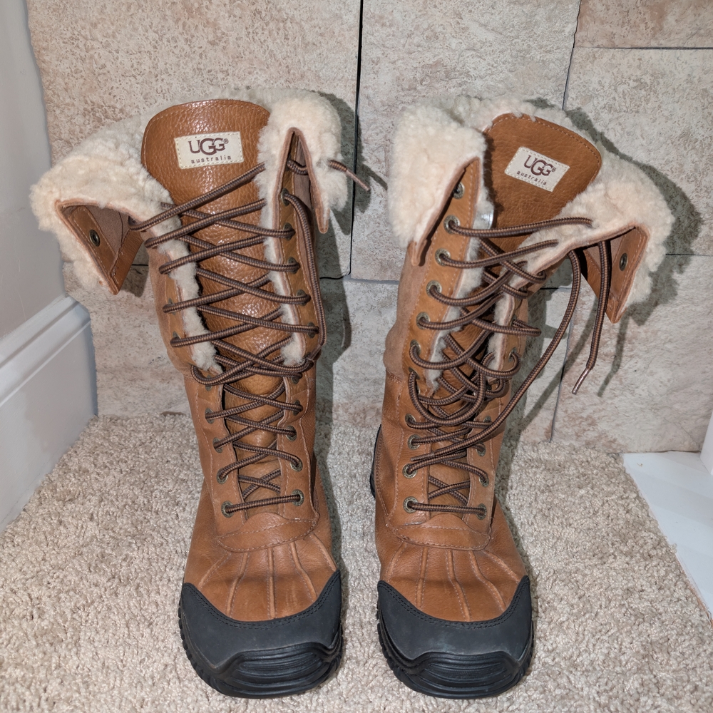 UGG Women's Tan and Black Winter Boots